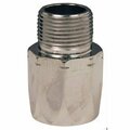 Dixon Permanent Coupling, 3/4 in Nominal, MNPT, Brass, Domestic H5755